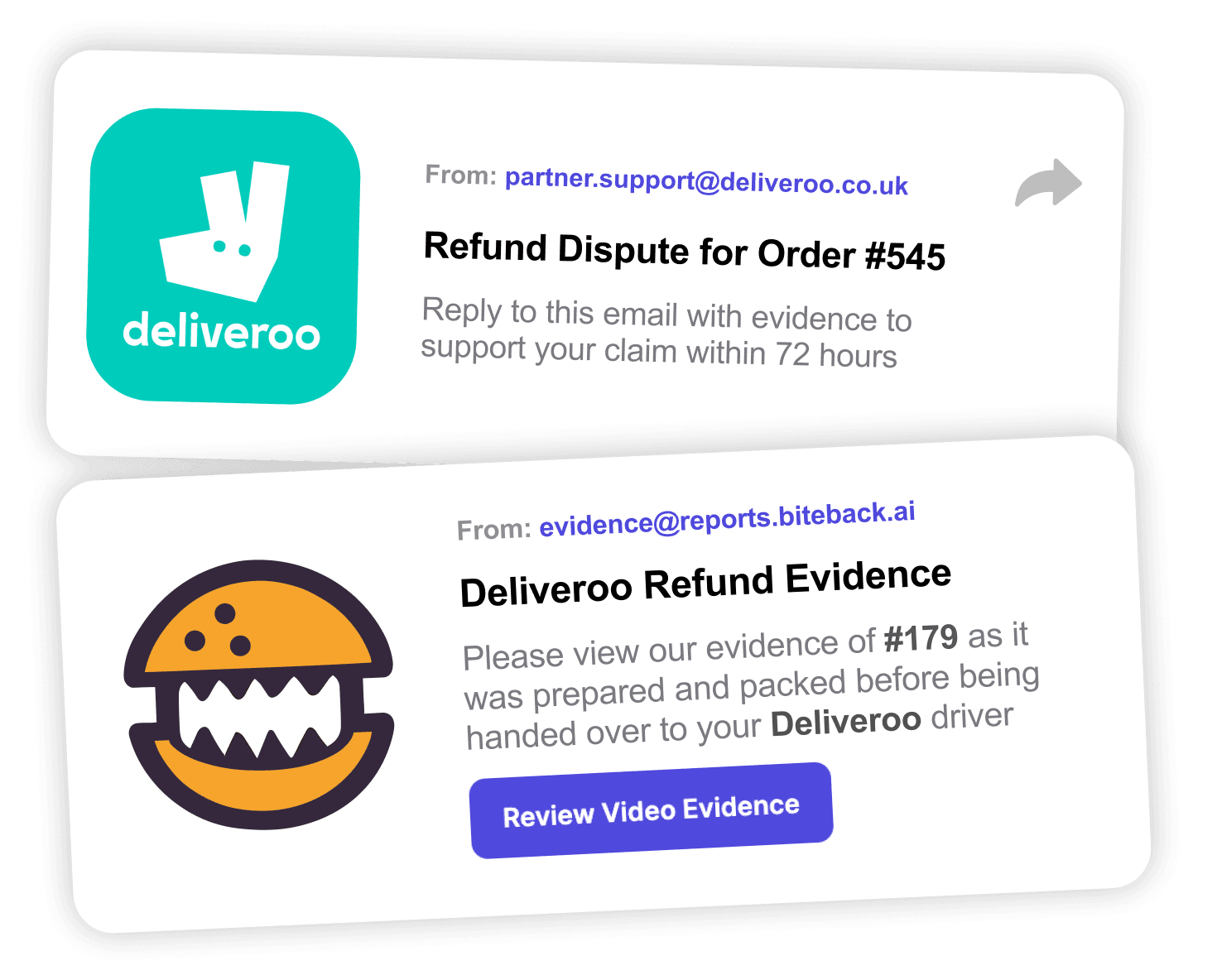 Easily share evidence with delivery partners